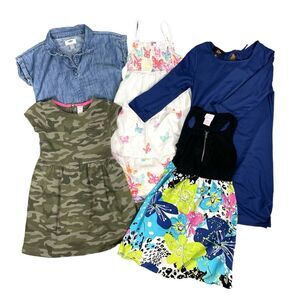 Lot of 5 Girl's Dresses Size 6-6X